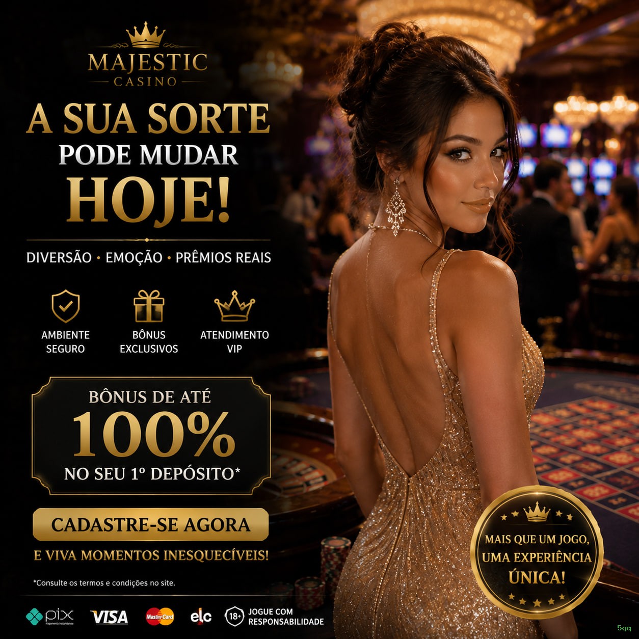Ganhar e sacar na 5qq